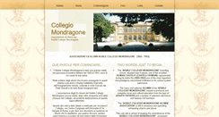 Desktop Screenshot of collegiomondragone.it