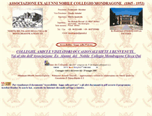 Tablet Screenshot of collegiomondragone.com